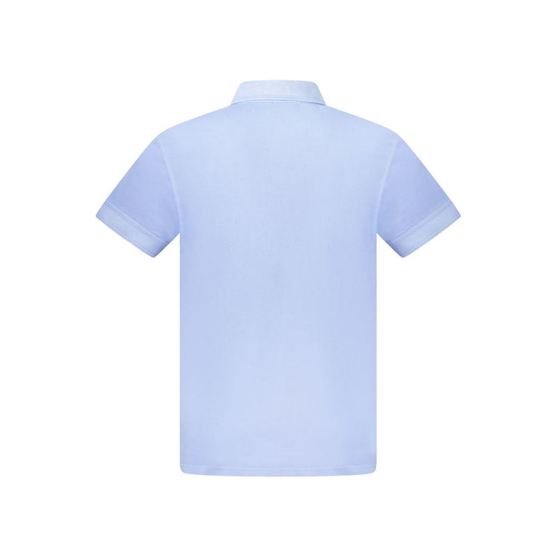 Light Blue Cotton Polo Shirt