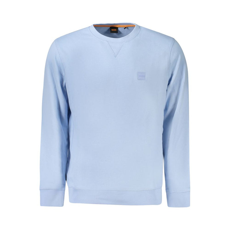 Light Blue Cotton Sweater