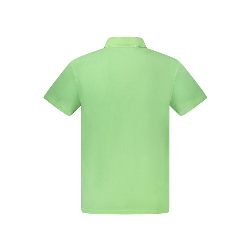 Green Cotton Polo Shirt