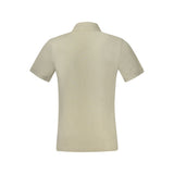 Beige Cotton Polo Shirt