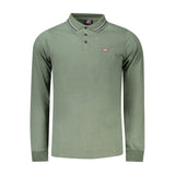 Green Cotton Polo Shirt