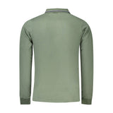 Green Cotton Polo Shirt