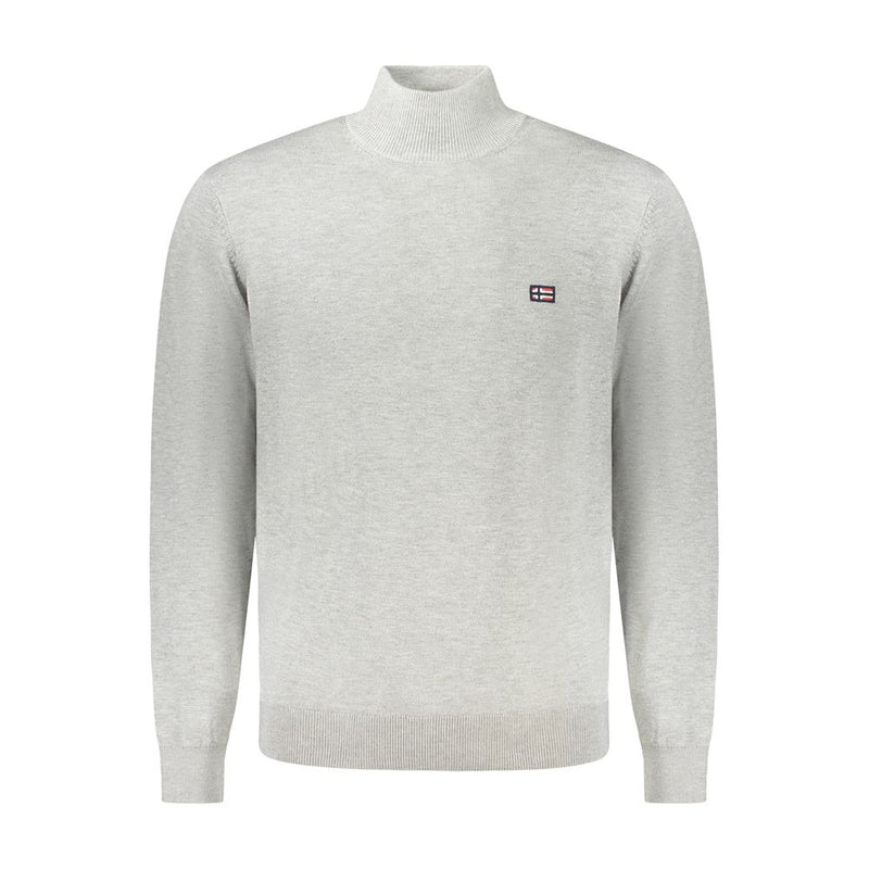 Gray Polyester Sweater