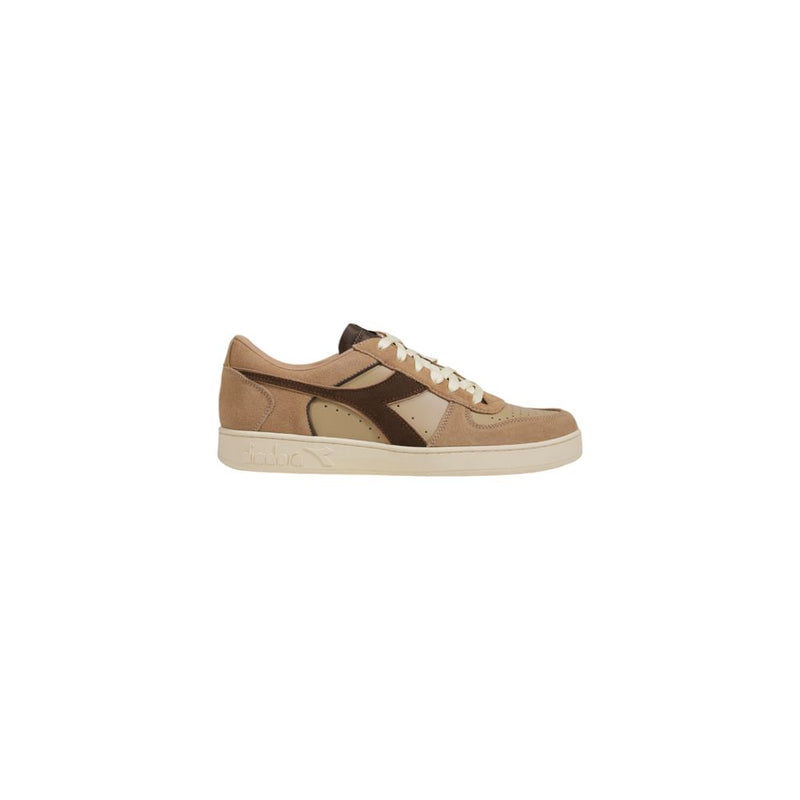 Beige Leather Sneaker