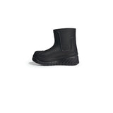 Black Synthetic Material Boot