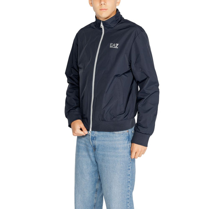 Blue Polyamide Jacket