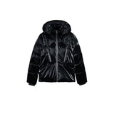 Black Polyester Jackets & Coat