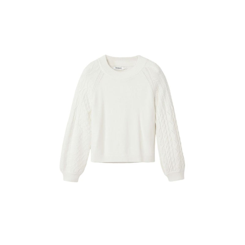 White Viscose Sweater