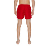 Red Polyester Swimwear