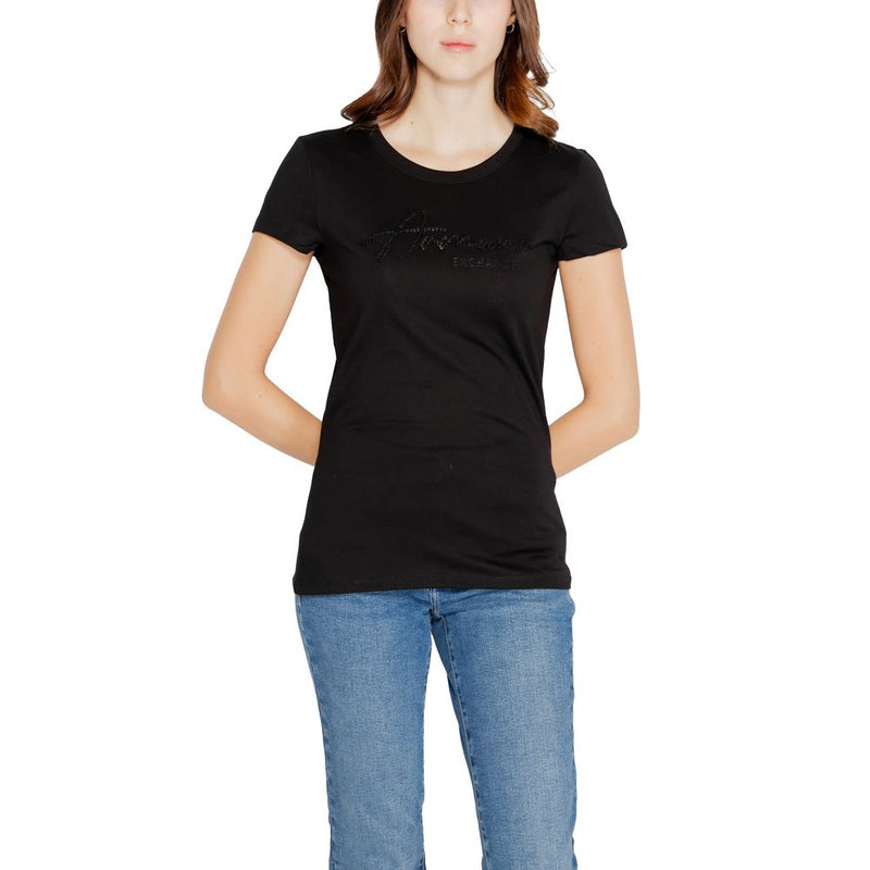 Black Cotton Tops & T-Shirt