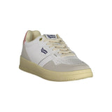 White Artificial Leather Sneaker