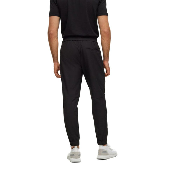 Black Polyester Jeans & Pant