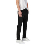 Black Cotton Jeans & Pant