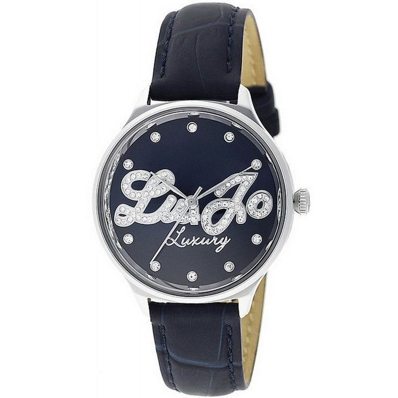 Blue Leather Watch