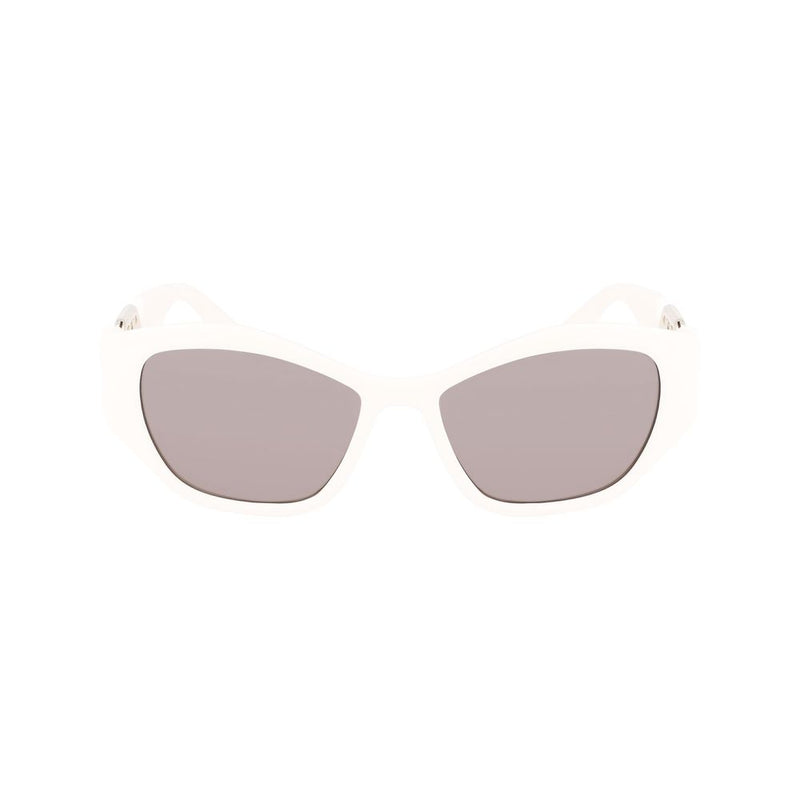 White Injected Sunglasses