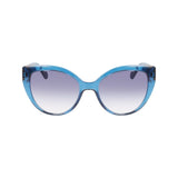 Blue Injected Sunglasses