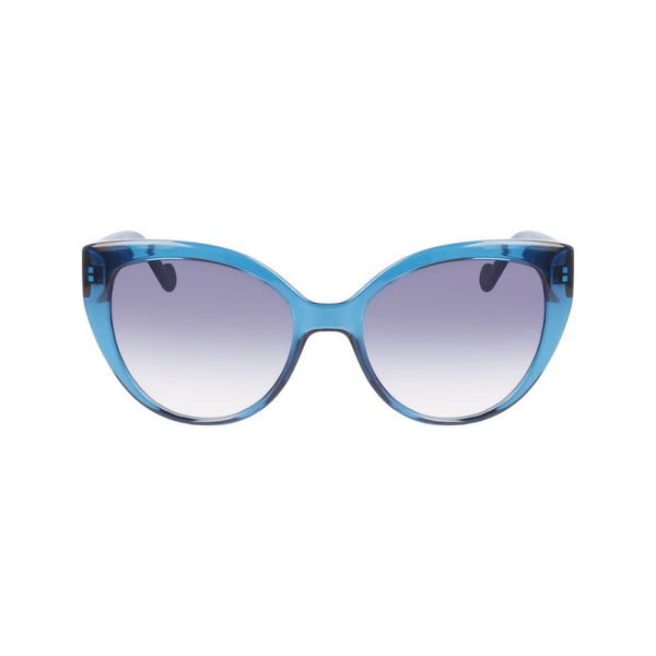 Blue Injected Sunglasses