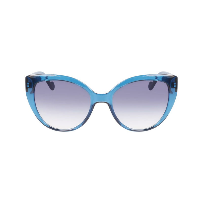 Blue Injected Sunglasses