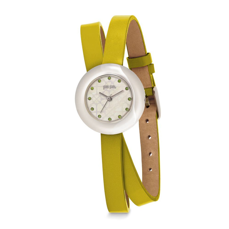 Yellow Leather Watch