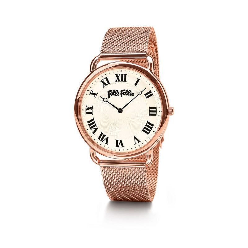 Rose Gold Steel Watch