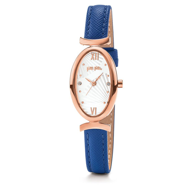 Blue Leather Watch