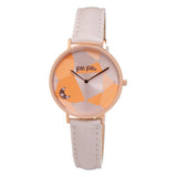 Beige Leather Watch