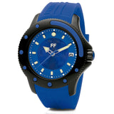 Blue Silicone Watch