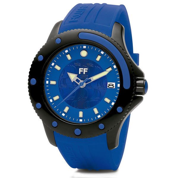 Blue Silicone Watch