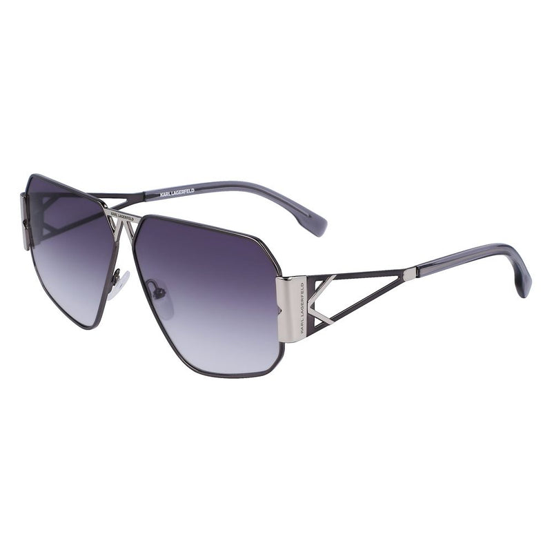 Gray Metal Sunglasses