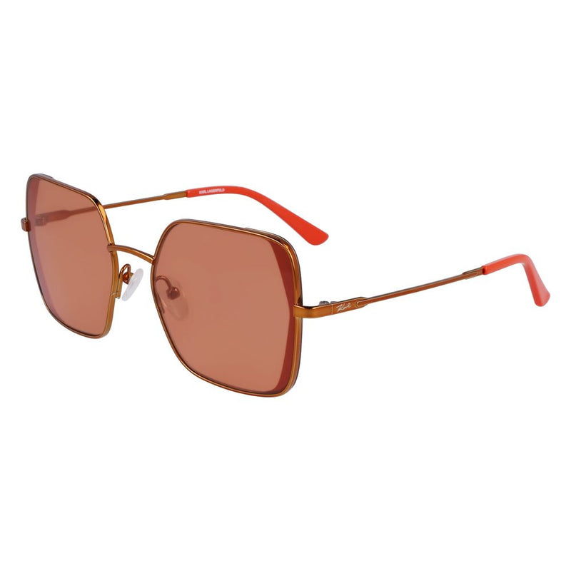 Orange Metal Sunglasses