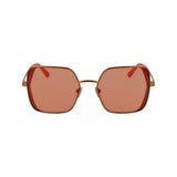 Orange Metal Sunglasses