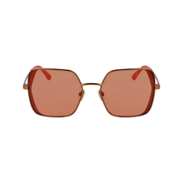 Orange Metal Sunglasses