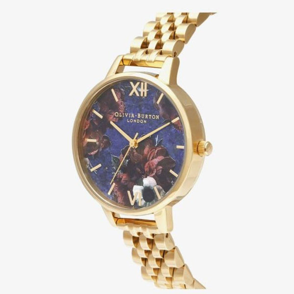 Gold Steel Watch