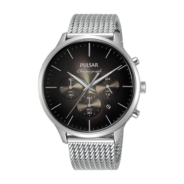 Gray Stainless Steel Watch