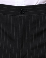 Black Stripe Single Breasted Formal Suit