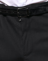 Black Wool Men Formal Dress Pants