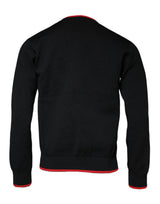 Black DG Logo Crew Neck Sweatshirt Sweater