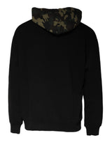 Black Camouflage Hooded Sweatshirt Sweater