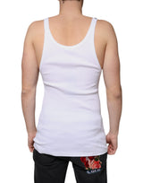 White Tank Sleeveless Round Neck T-shirt