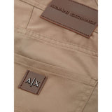 Brown Cotton Jeans & Pant