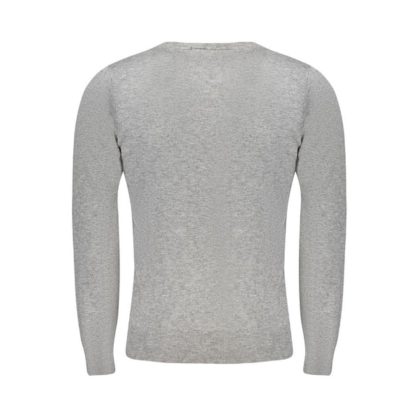 Gray Polyester Sweater