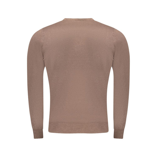 Brown Polyester Sweater