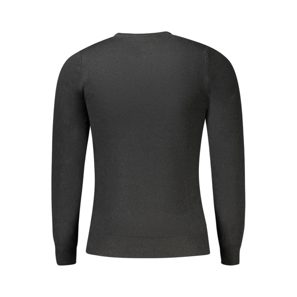 Black Polyester Sweater