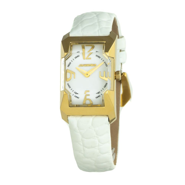 White Leather Watch