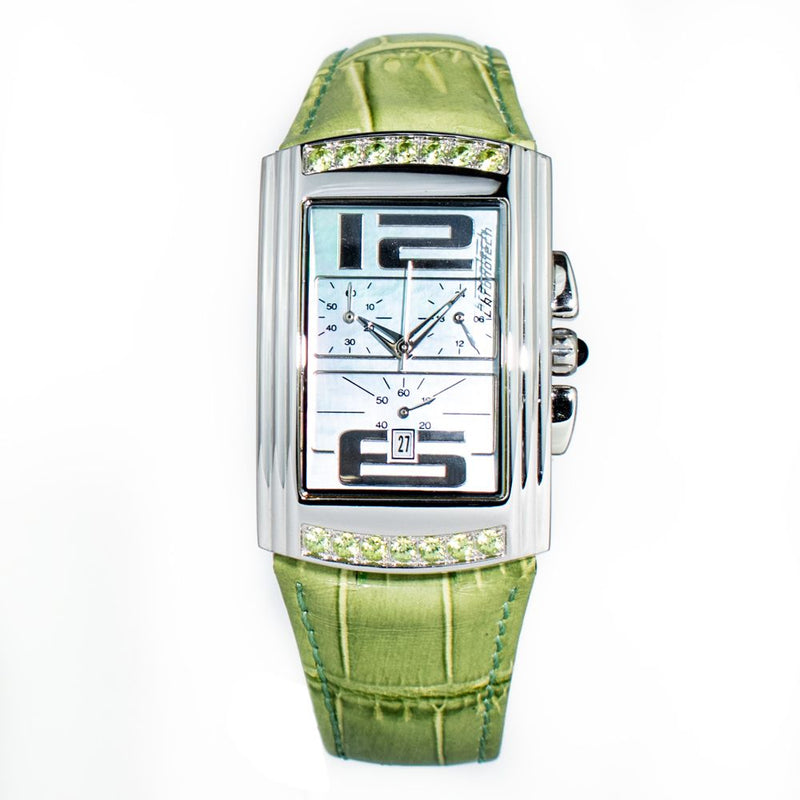 Green Leather Watch