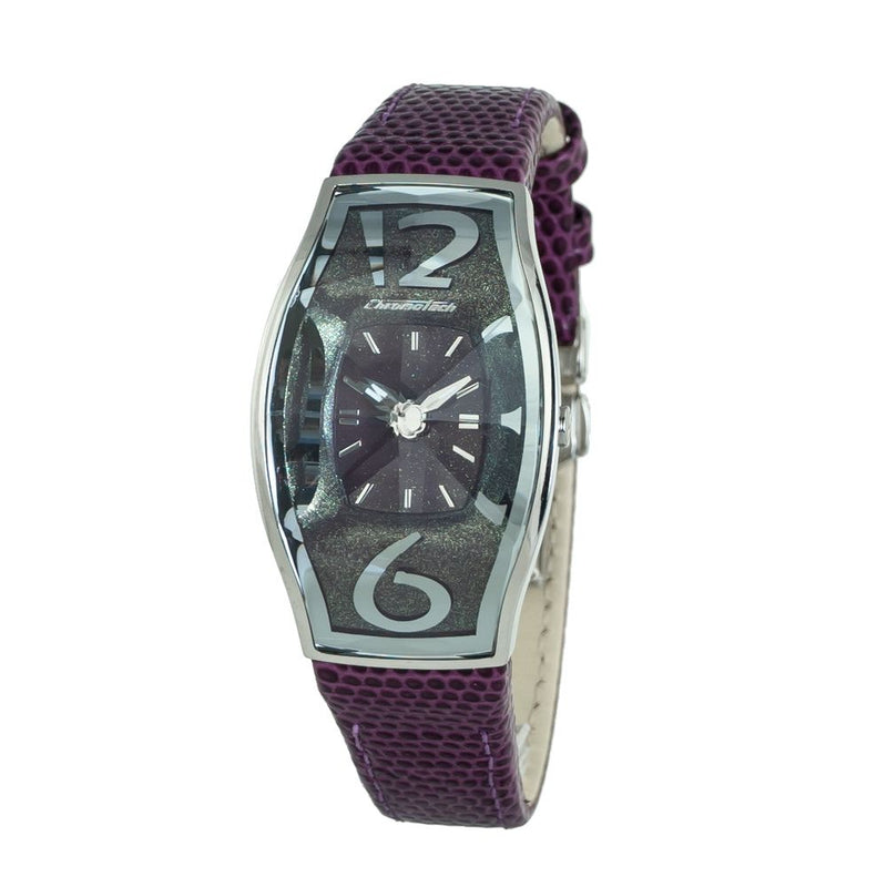 Purple Leather Watch