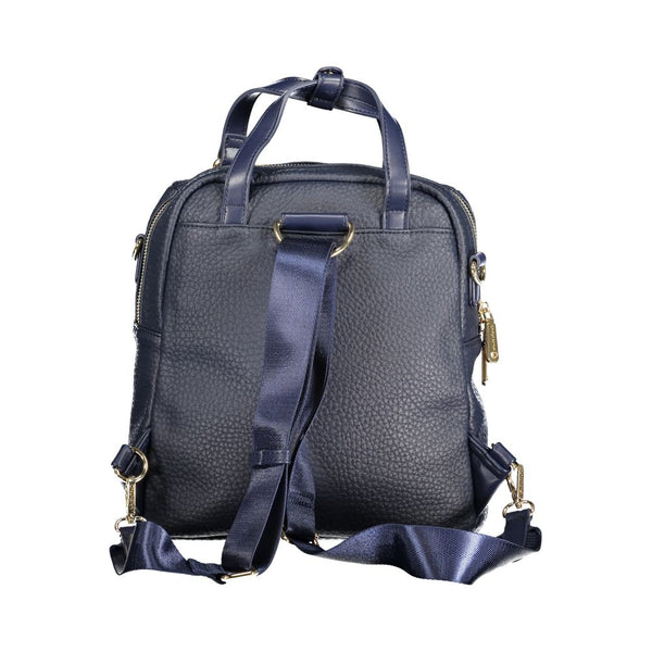 Blue Polyethylene Backpack