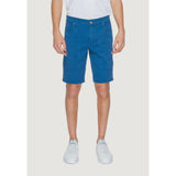 Blue Cotton Short