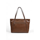 Brown Polyethylene Handbag