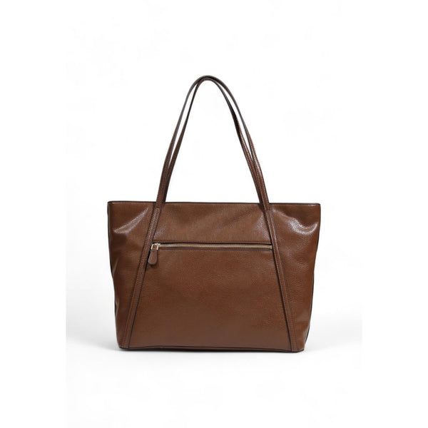 Brown Polyethylene Handbag